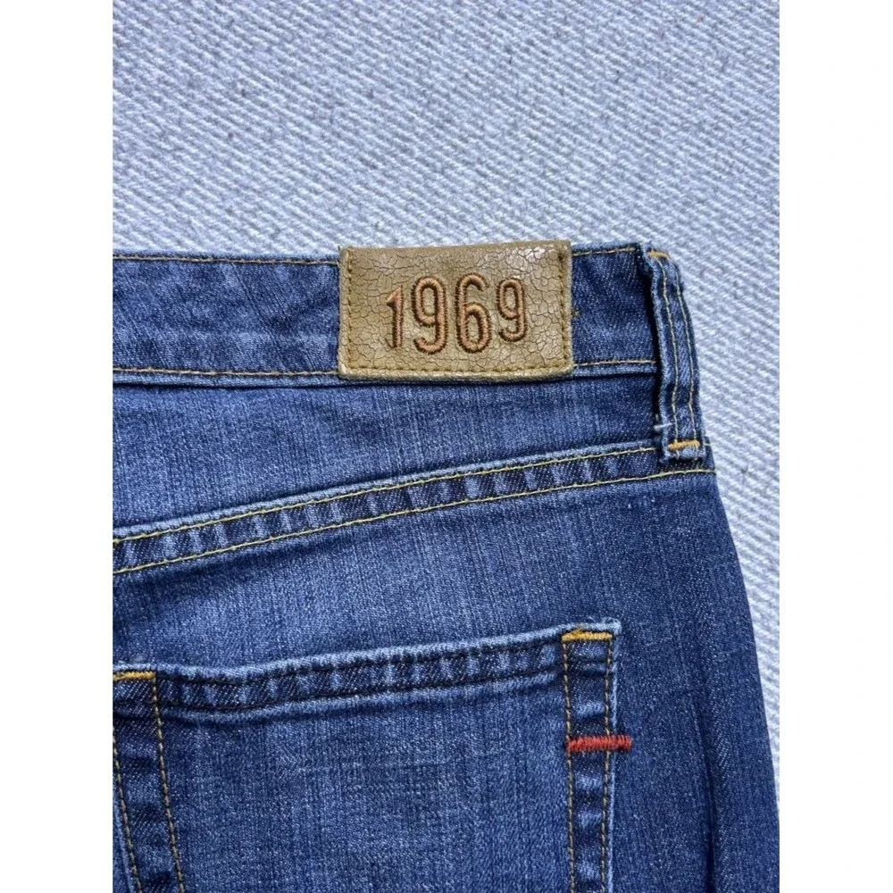 Y2K Gap 1969 Classic Fit Straight Leg Jeans Stretch Medium Tint Women's 4A